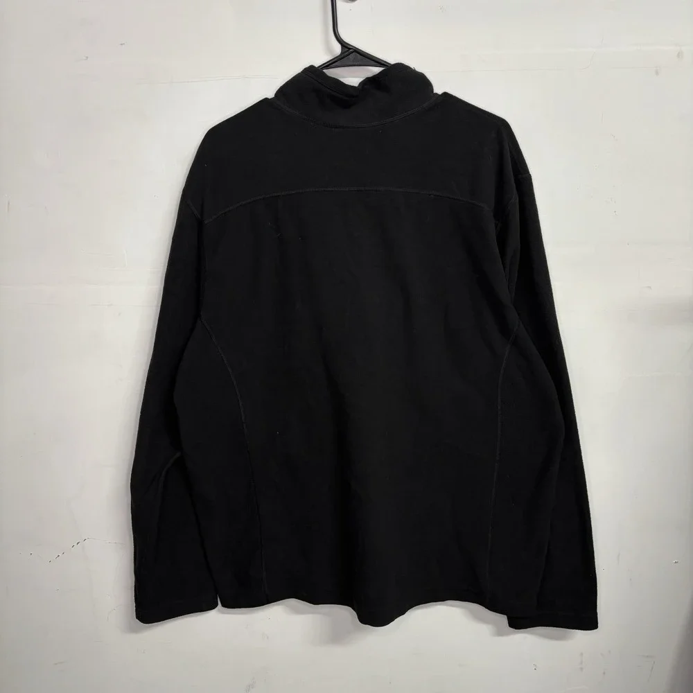The North Face Fleece 1/4 Zip Mens XL Long Sleeve Black Pullover Jacket